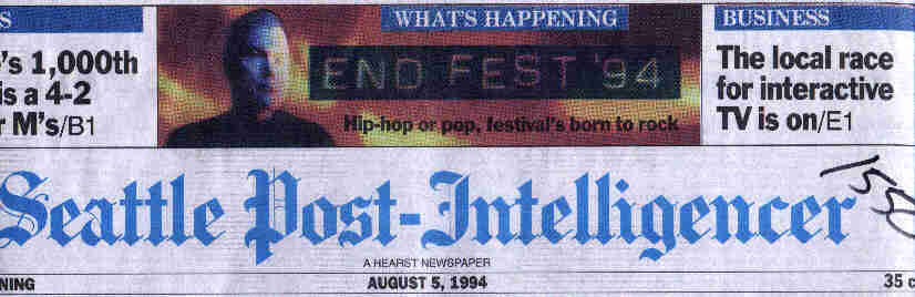 Seattle Post front page banner